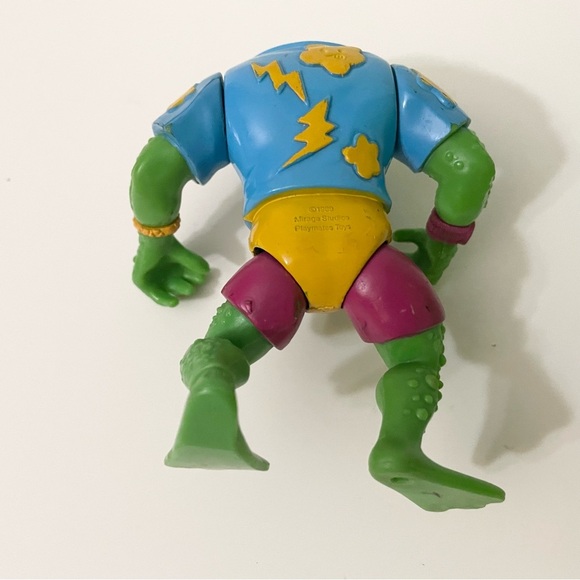 Vintage 1989 Teenage Mutant Ninja Turtles Genghis Frog Action Figure TMNT - Picture 12 of 16